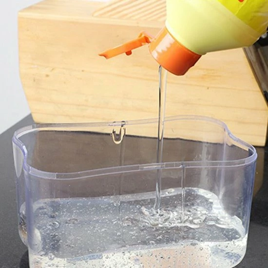 Goedkoop 💯 Buxibo - 2 In 1 Zeepdispenser Met Sponshouder - Inclusief Spons - Zeeppompje - Spons Met Container + Dispenser Voor Afwasmiddel - Wasmiddel - Voor Keuken & Huishouden - Zwart 🤩 8 Goedkoop 💯 Buxibo - 2 In 1 Zeepdispenser Met Sponshouder - Inclusief Spons - Zeeppompje - Spons Met Container + Dispenser Voor Afwasmiddel - Wasmiddel - Voor Keuken & Huishouden - Zwart 🤩 - Afbeelding 8