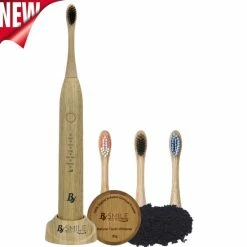 Beste recensies van ๐ BySMILE® Electrische Tandenborstel – Bamboe Tandenborstel - Sonische Tandenborstel - Milieuvriendelijk Poetsen – Met Timer - Inclusief 3 Opzetborstel - Met Activated Charcoal - Bamboe - Charcoal - Cadeau - Kerst - Kerstcadeau - Black Friday 2022 โ
