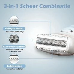 Beste Verkoop 🎁 Rock&Rose 3-in-1 Ladyshave - Scheerapparaat Voor Vrouwen - USB Oplaadbaar - Scheren - Ontharen - Adapter & Oplaadkabel Inbegrepen 😍 -BRAUN Shop 550x550 56