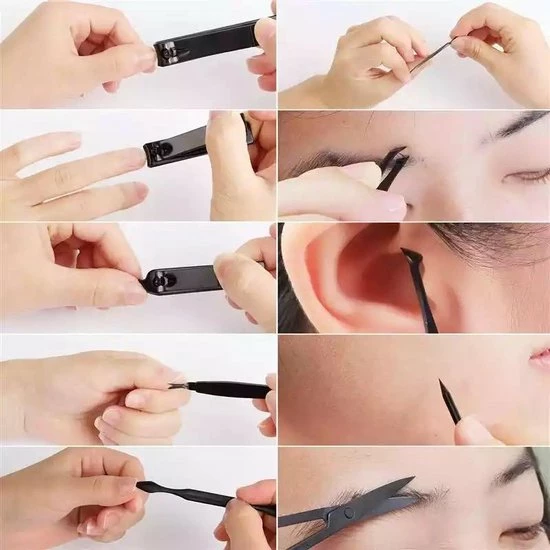 Goedkoopste 🔥 LOUZIR 16 Delig Manicure Set Met Gezichtsmasker- Nagelset -Nagelvijl - Nagelknipper- Nagelschaar - Pincet- Manicureset Met Luxe Etui Voor Nagel 🎁 12 Goedkoopste 🔥 LOUZIR 16 Delig Manicure Set Met Gezichtsmasker- Nagelset -Nagelvijl - Nagelknipper- Nagelschaar - Pincet- Manicureset Met Luxe Etui Voor Nagel 🎁 - Afbeelding 12