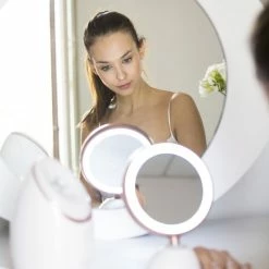 Korting 🔔 Revlon RVMR9029UKE - Make-up Spiegel Vrijstaand Rond 🔥 -BRAUN Shop 550x550 569