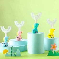 Hete verkoop 🎉 Belenthi Tandenborstel Voor Baby En Kind- Handtandenborstel Voor Kinderen-2 Tot 12 Jaar- U Vormig 360 Graden Poetsen 🔔 -BRAUN Shop 550x550 574