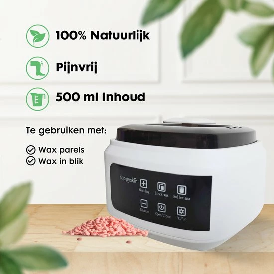 Aanbiedingen ⭐ MyHappySkin Happyskin® BIO Ontharingsset Inclusief Gratis E-boek, 500 Gram BioWax – Complete Wax Ontharen Set – Wax Verwarmer – Wax Heater – Wax Apparaat – Harsapparaat – 500 Ml – Zwart ❤️ 2 Aanbiedingen ⭐ MyHappySkin Happyskin® BIO Ontharingsset Inclusief Gratis E-boek, 500 Gram BioWax – Complete Wax Ontharen Set – Wax Verwarmer – Wax Heater – Wax Apparaat – Harsapparaat – 500 Ml – Zwart ❤️ - Afbeelding 2