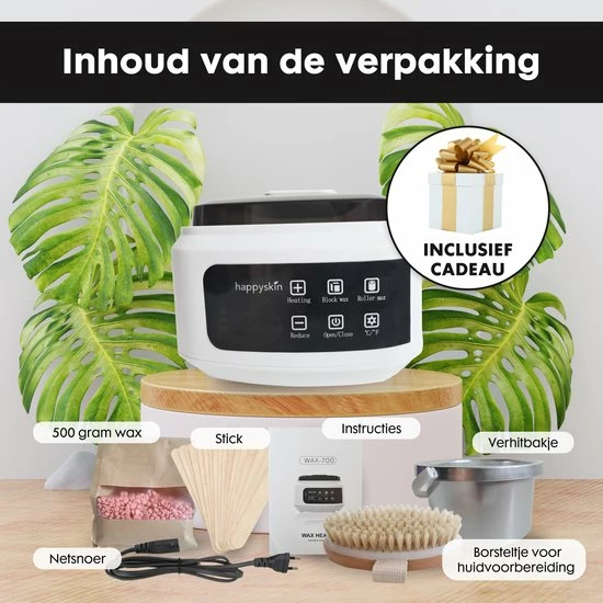 Aanbiedingen ⭐ MyHappySkin Happyskin® BIO Ontharingsset Inclusief Gratis E-boek, 500 Gram BioWax – Complete Wax Ontharen Set – Wax Verwarmer – Wax Heater – Wax Apparaat – Harsapparaat – 500 Ml – Zwart ❤️ 6 Aanbiedingen ⭐ MyHappySkin Happyskin® BIO Ontharingsset Inclusief Gratis E-boek, 500 Gram BioWax – Complete Wax Ontharen Set – Wax Verwarmer – Wax Heater – Wax Apparaat – Harsapparaat – 500 Ml – Zwart ❤️ - Afbeelding 6