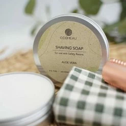 Aanbiedingen 😍 Cosmeau Scheerzeep Aloe Vera XL Voor Safety Razors Voor Vrouwen - Glad En Irritatievrij Scheren - Shaving Soap Bar Cosmo Cosmeo 👏 -BRAUN Shop 550x550 606