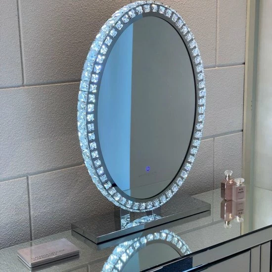 Coupon ๐งจ AANBIEDING!!! Bright Beauty Vanity Hollywood Make Up Spiegel Met Verlichting - 70 Cm X 50 Cm - Met Kristallen - Drie Lichtstanden ๐ 3 Coupon ๐งจ AANBIEDING!!! Bright Beauty Vanity Hollywood Make Up Spiegel Met Verlichting - 70 Cm X 50 Cm - Met Kristallen - Drie Lichtstanden ๐ - Afbeelding 3