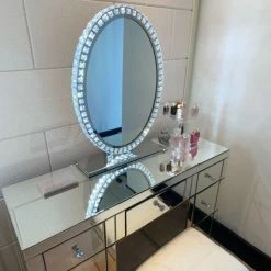 Coupon ๐งจ AANBIEDING!!! Bright Beauty Vanity Hollywood Make Up Spiegel Met Verlichting - 70 Cm X 50 Cm - Met Kristallen - Drie Lichtstanden ๐ 10 Coupon ๐งจ AANBIEDING!!! Bright Beauty Vanity Hollywood Make Up Spiegel Met Verlichting - 70 Cm X 50 Cm - Met Kristallen - Drie Lichtstanden ๐ -BRAUN Shop 550x550 641