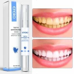 Beste Pirce ⌛ Efero Tanden Bleekpen - Teeth Whitening Pen - Tanden Bleker - Wittere Tanden - Teeth Whitening Strips - Professioneel Resultaat - Tandsteen Verwijderaar - Zonder Peroxide - Tandenbleekset - Tanden Bleken – Sinterklaas – Schoencadeautjes Sinterklaas 🤩
