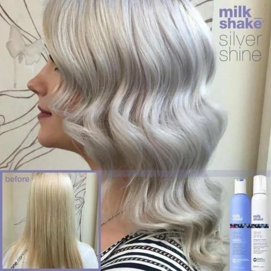 Flash-uitverkoop 💯 Milk_shake Silver Shine Conditioner 250 Ml - Vrouwen - Voor Geblondeerd Haar/Gekleurd Haar/Grijs Haar - Conditioner Voor Ieder Haartype ✔️ 9 Flash-uitverkoop 💯 Milk_shake Silver Shine Conditioner 250 Ml - Vrouwen - Voor Geblondeerd Haar/Gekleurd Haar/Grijs Haar - Conditioner Voor Ieder Haartype ✔️ - Afbeelding 9