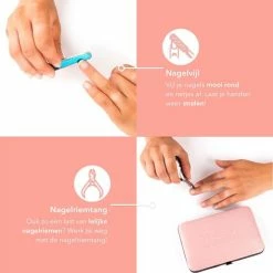 Beste Verkoop 🧨 Manicure Pedicure Set – 18 Delig Rvs Met Etui – Nagelknipper | TrueBenefits 🛒 -BRAUN Shop 550x550 709
