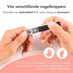 Beste Verkoop 🧨 Manicure Pedicure Set – 18 Delig Rvs Met Etui – Nagelknipper | TrueBenefits 🛒 -BRAUN Shop 550x550 710