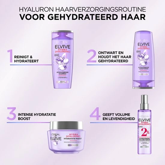 Beste recensies van π L’Oréal Paris L'Oreal Paris Elvive Hydra Hyaluronic Hydraterend Volume Serum 150 Ml - 6 Stuks π 6 Beste recensies van π L’Oréal Paris L'Oreal Paris Elvive Hydra Hyaluronic Hydraterend Volume Serum 150 Ml - 6 Stuks π - Afbeelding 6
