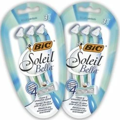 Gloednieuw 😀 BIC Soleil Bella Wegwerp Scheermesjes Voor Dames - Bundel Van 2 Verpakkingen Van 3 Stuks ⌛