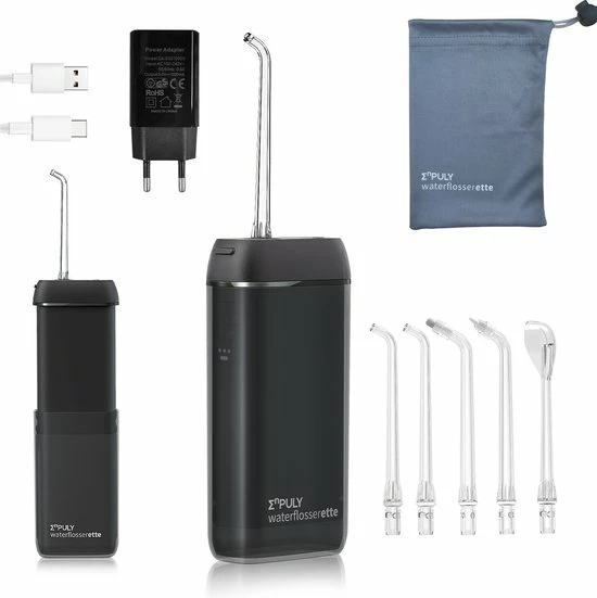 Korting π Enpuly Frisson Life - Waterflosser - Flosser - Waterflosser Draadloos - Kerstcadeaus -zwart β¨ 1 Korting π Enpuly Frisson Life - Waterflosser - Flosser - Waterflosser Draadloos - Kerstcadeaus -zwart β¨