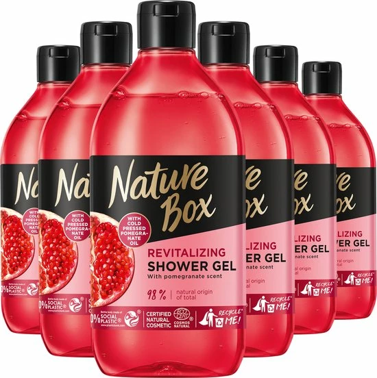 Coupon π Nature Box Pomegranate Shower Gel 6x 385 Ml - Voordeelverpakking 𧨠1 Coupon π Nature Box Pomegranate Shower Gel 6x 385 Ml - Voordeelverpakking π§¨