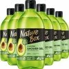 Beste recensies van 🎉 Nature Box Avocado Vegan Douchegel 6 X 385ml - Voordeelverpakking 🔔