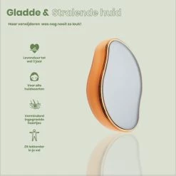 Promo 🔔 Skinnables Crystal Hair Removal - Crystal Hair Eraser - Scrubi - Bleame - Kristalpad - Pijnloos Ontharen - Inclusief GRATIS Scrubhandschoen - Goud - 2022 Versie 🔔 -BRAUN Shop 550x554 3