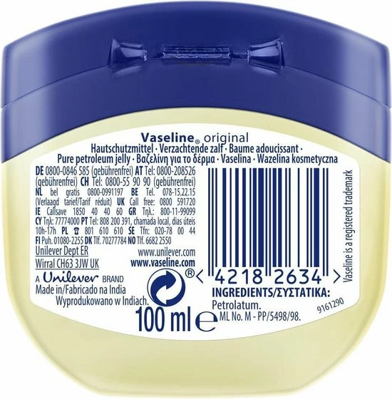 Beste Verkoop ⌛ Vaseline Pure Petroleum Jelly Original - 100 Ml - Bodygel 🔔 2 Beste Verkoop ⌛ Vaseline Pure Petroleum Jelly Original - 100 Ml - Bodygel 🔔 - Afbeelding 2