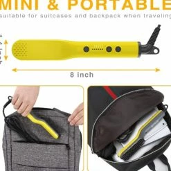 Korting 😉 Flightmode - Baardgladmaker, 2-in-1, Stijltang Voor Baard En Haar, Stijlborstel, Multifunctioneel, Snel En Warm, Stijltang 🤩