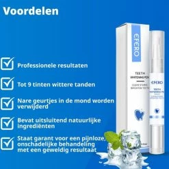 Beste Pirce ⌛ Efero Tanden Bleekpen - Teeth Whitening Pen - Tanden Bleker - Wittere Tanden - Teeth Whitening Strips - Professioneel Resultaat - Tandsteen Verwijderaar - Zonder Peroxide - Tandenbleekset - Tanden Bleken – Sinterklaas – Schoencadeautjes Sinterklaas 🤩 -BRAUN Shop 550x564 3