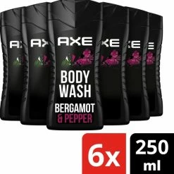 Hete verkoop ⌛ Axe Bergamot & Pink Pepper Douchegel - 6 X 250 Ml - Voordeelverpakking ✔️ -BRAUN Shop 550x570 5