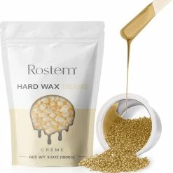 Beste Pirce 🔥 Rostem® Luxe Harskorrels - Hard Wax Beans - Hotwax - Wax Bonen - Creme 1KG - Incl. 10 Spatels 👍