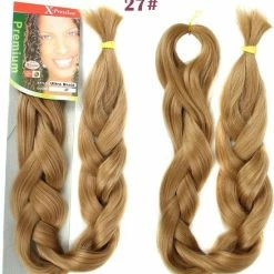 Beste deal 👍 X-Pression Ultra Braid Premium - Vlechthaar - Strawberry Blonde - Synthetisch Haar - Color 27 ⭐