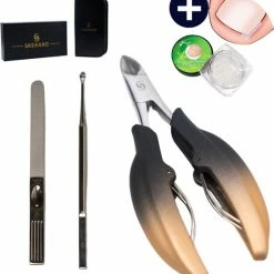 Korting 🔥 Skeraxo® Professionele Pedicureset Nageltang Kalknagel - Met Nagelvijl & Vuil Verwijderaar - Nagelschaar Voor Harde Teennagels – Nagelknipper Ingegroeide Teennagel - Inclusief Teennagel Correctors 😀