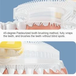 Hete verkoop 🎉 Belenthi Tandenborstel Voor Baby En Kind- Handtandenborstel Voor Kinderen-2 Tot 12 Jaar- U Vormig 360 Graden Poetsen 🔔 -BRAUN Shop 550x597