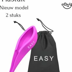Nieuw ๐ Easy Plastuit - Plastuitje - Herbruikbaar - Nieuw Model - Urinaal - Flexibel Siliconen - 2 Stuks ๐ฅฐ