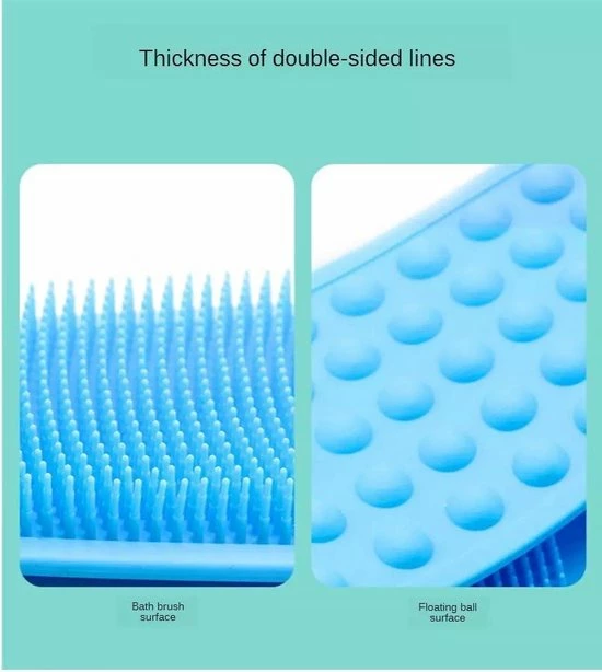 Aanbiedingen ⭐ Merkloos Rubberen Rug Scrubber - Lichaam Scrubbed - Handdoek - Douche - Bad - 💯 2 Aanbiedingen ⭐ Merkloos Rubberen Rug Scrubber - Lichaam Scrubbed - Handdoek - Douche - Bad - 💯 - Afbeelding 2