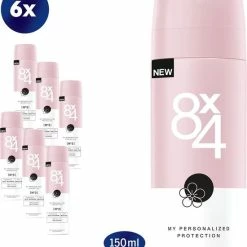 Gloednieuw 😍 8X4 N0.3 Velvet Blossom Deodorant Spray - 6 X 150 Ml - Voordeelverpakking 🎁
