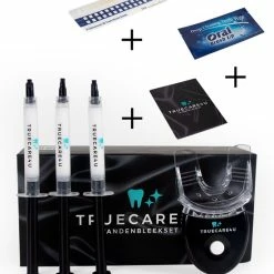 Beste deal ⌛ Truecare4u® Tandenbleekset Voor Thuis Bleken – Teeth Whitening – Zonder Peroxide – Tandenblekers - Wittere Tanden - Incl. Gratis E-book ❤️