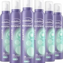 Uitgang 🛒 Andrélon Fantastische Fix Haarmousse - 6 X 200 Ml - Voordeelverpakking 👏