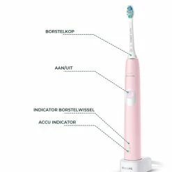 Beste Verkoop 🧨 Philips Sonicare ProtectiveClean 4300 PINK - Sonische, Elektrische Tandenborstel Met Poetsdruksensor - Roze 🧨 -BRAUN Shop 550x637