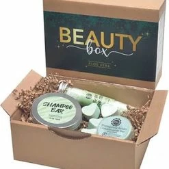 Gloednieuw ✨ Soap & Gifts Beautybox Aloe Vera - Badgeschenkset - Cadeau Feestdagen - Cadeau Vrouw - Kerst ⭐