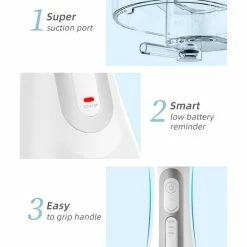 Groothandel 🔔 SeaGo Waterflosser - 300ml - Draagbaar - Set - 4 Opzetstukjes - Flosapparaten - Waterpik - Wit 💯 -BRAUN Shop 550x642 6