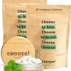 Beste Verkoop 💯 Choose! CHOOSE Tandpasta Tabletten Met Bamboe Refill Pot - 180 Tabletten - Starter Box - Duurzaam - Aanbevolen Door Tandartsen - Zero Waste - Vegan - Fluoride - Ecologisch Verantwoord ⭐