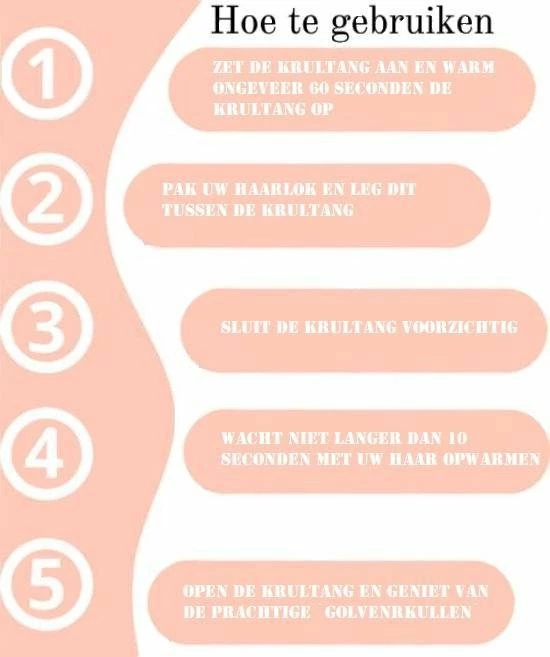 Hete verkoop π Rock&Rose - Golvenkrultang - Keramische Drievoudige Krultang - Wafeltang - Wave Krultang - Haar Stijlen - 45 W - Wit / Beige π 6 Hete verkoop π Rock&Rose - Golvenkrultang - Keramische Drievoudige Krultang - Wafeltang - Wave Krultang - Haar Stijlen - 45 W - Wit / Beige π - Afbeelding 6