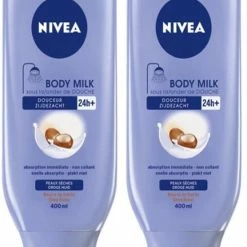 Uitgang ⌛ Nivea Body Milk Zijdezacht Onder De Douche Multi Pack - 2 X 400 Ml ⭐
