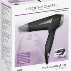 Promo ❤️ Clatronic ProfiCare HT 3046 - Professionele Föhn - Zwart/titaniumkleur – Inklapbaar ⭐ -BRAUN Shop 550x682