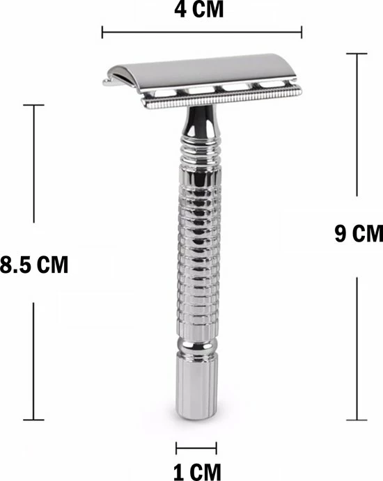 Beste deal 🛒 Safety Razor QSHAVE + 5 Titanium Scheermesjes – Dubbelzijdig Scheermes Voor Mannen En Vrouwen – Klassiek Scheermes 🤩 5 Beste deal 🛒 Safety Razor QSHAVE + 5 Titanium Scheermesjes – Dubbelzijdig Scheermes Voor Mannen En Vrouwen – Klassiek Scheermes 🤩 - Afbeelding 5