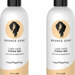 Nieuw ❤️ Set Of 2 Bounce Curl Light Creme Gel Hair Curling Lotion 8oz 😀