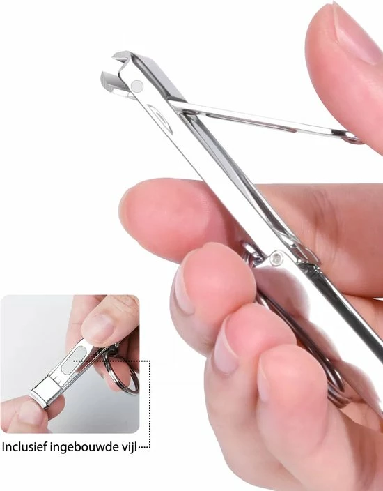 Beste Verkoop π INTER-ESQUE Nagelknipper Sleutelhanger - Met Nagelvijl - Zilver β 5 Beste Verkoop π INTER-ESQUE Nagelknipper Sleutelhanger - Met Nagelvijl - Zilver β - Afbeelding 5