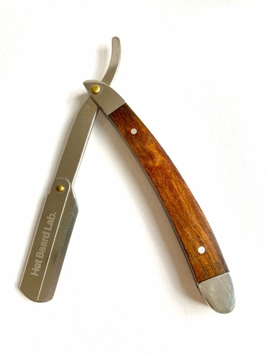 Promo 😀 Het Baard Lab. Premium Shavette (incl. Derby Premium Scheermesjes & Etui) - Klassiek Scheermes - Barbiersmes - Open Scheermes - Hout - Rozenhout 🔔 3 Promo 😀 Het Baard Lab. Premium Shavette (incl. Derby Premium Scheermesjes & Etui) - Klassiek Scheermes - Barbiersmes - Open Scheermes - Hout - Rozenhout 🔔 - Afbeelding 3