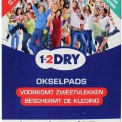 Flash-uitverkoop 🤩 1-2DRY 20 Anti Transpirant Okselpads – Wit – Large 🎉