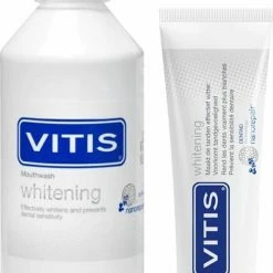 Nieuw 🛒 Vitis Whitening Tandpasta + Mondwater Pakket 🛒