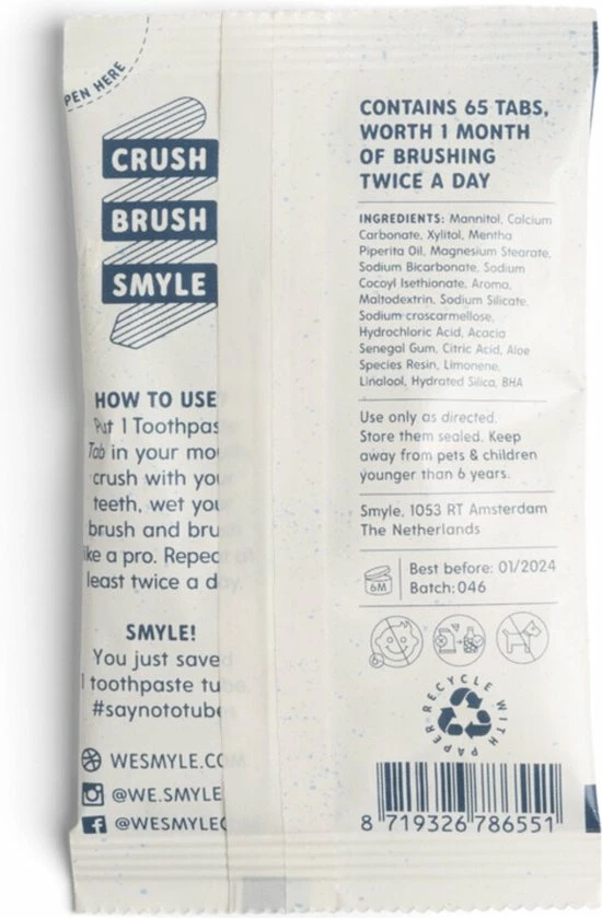 Top 10 β€οΈ Smyle Tandpasta Tablet Zonder Fluoride Navulling 65 Tabletten π 1 Top 10 β€οΈ Smyle Tandpasta Tablet Zonder Fluoride Navulling 65 Tabletten π